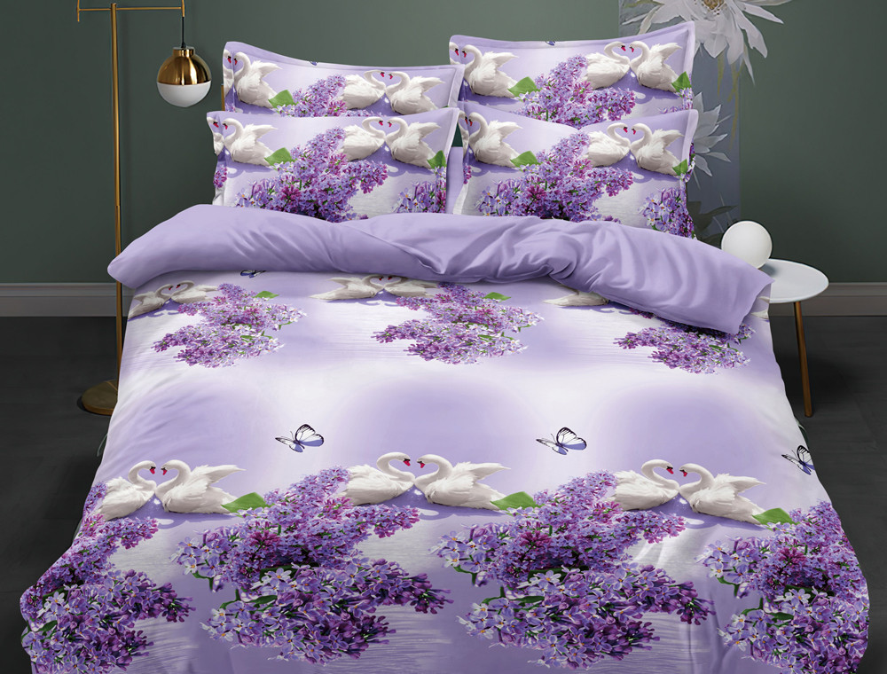 Сімейний набір постільної білизни 240*220 із полікотону №204197 Черешенька™