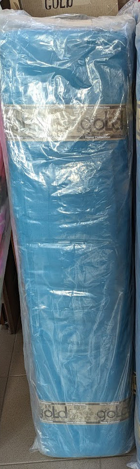 Ткань для постельного белья Бязь "Gold" Lux однотонная GLDarkBlue (50м)