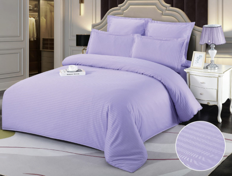 Евро макси набор постельного белья 200*230 из Страйп Сатина D-08