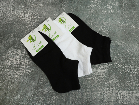 Жіночі шкарпетки Luxe Bambu короткі (36-40) №BL2002