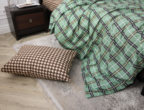 Двоспальний набір постільної білизни 180*220 із Бязі "Gold" №157934AB Черешенка™