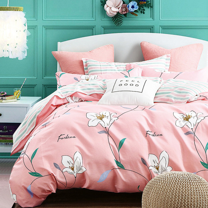 Полуторный набор постельного белья 150*220 из Бязи "Gold" №151491AB Черешенка™