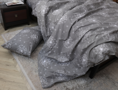 Полуторний набір постільної білизни 150*220 із Бязі "Gold" №158006 Черешенка™