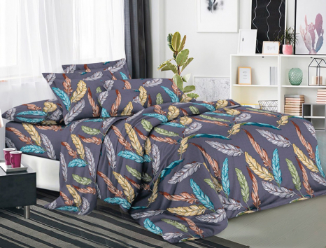 Полуторний набір постільної білизни 150*220 із полікотону №204640 Черешенька™