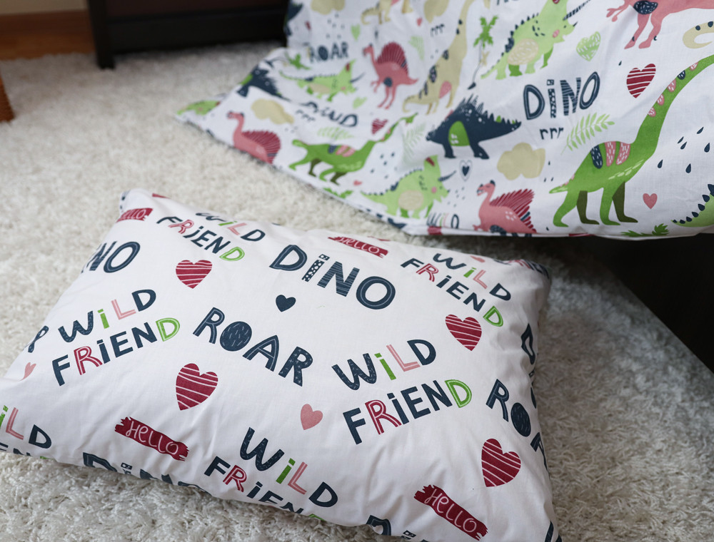 Полуторний набір постільної білизни 150*220 із Бязі "Gold" №161263AB Черешенка™