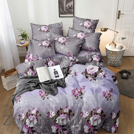 Полуторний набір постільної білизни 150*220 із полікотону №200182 Черешенька™