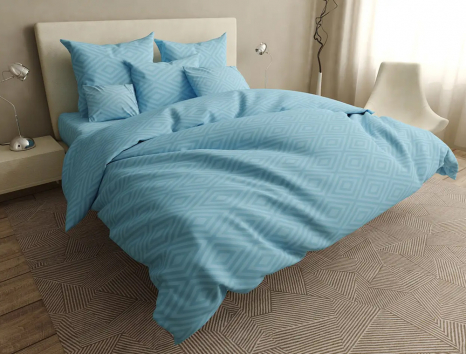 Євро-максі набір постільної білизни 200*220 із Бязі "Gold" з простирадлом на резинці №14146 Черешенка™