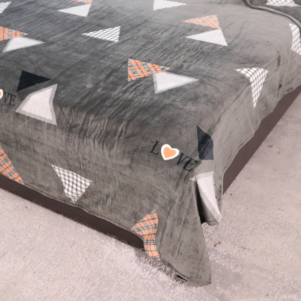 Полуторний флісовий плед №33013