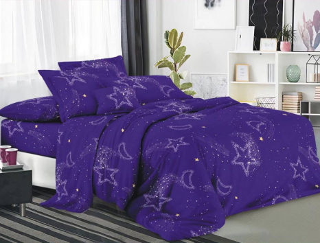 Сімейний набір постільної білизни 240*220 із полікотону №205762 Черешенька™