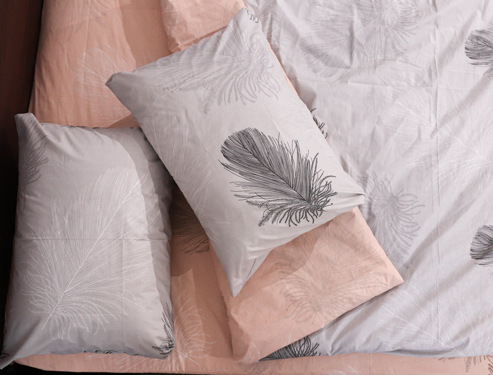 Полуторний набір постільної білизни 150*220 із Бязі "Gold" №1516613АВ Черешенька™