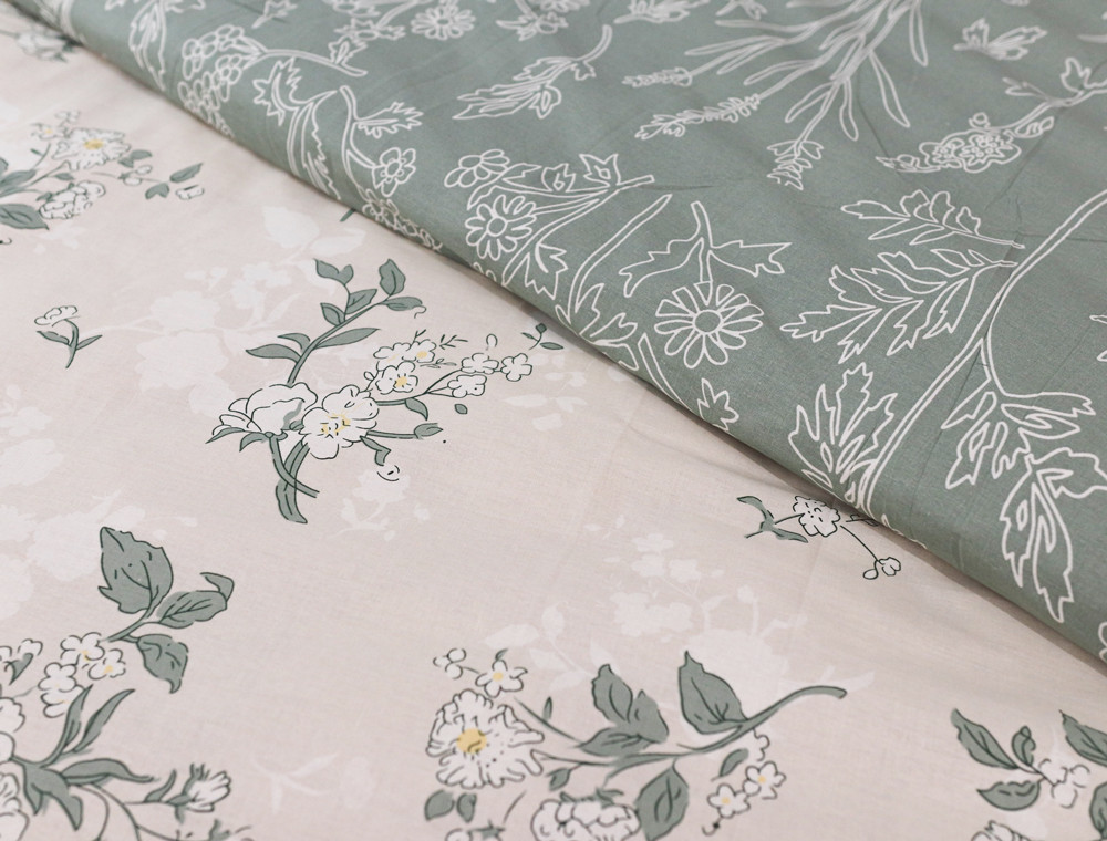 Полуторний набір постільної білизни 150*220 із Бязі "Gold" №158309АВ Черешенька™