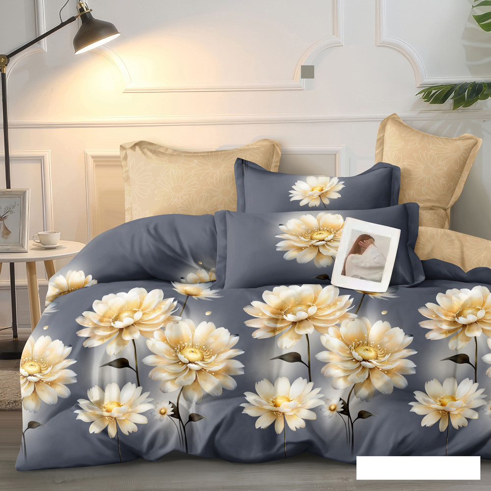 Сімейний набір постільної білизни із Сатину №44047AB Черешенька™