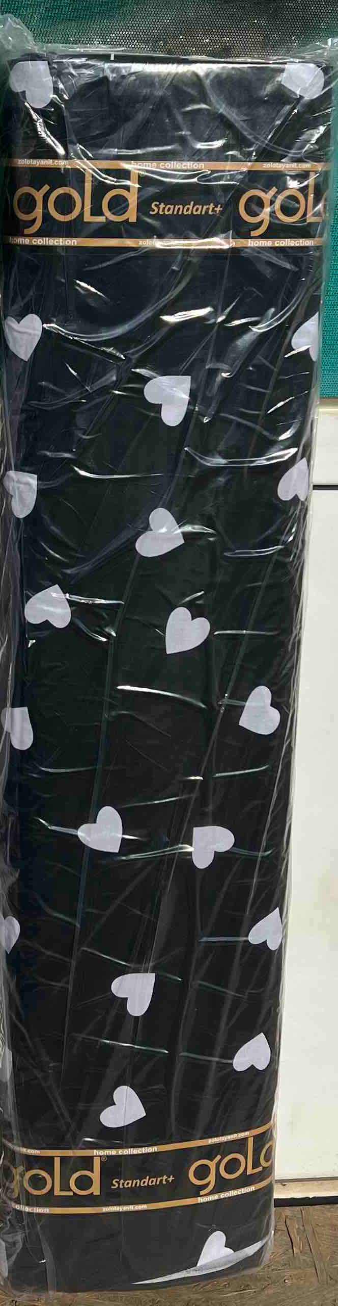 Ткань для постельного белья Бязь "Gold" Lux GL16420black