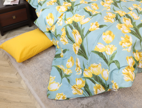 Евро макси набор постельного белья 200*220 из Бязи "Gold" №151005AB Черешенка™