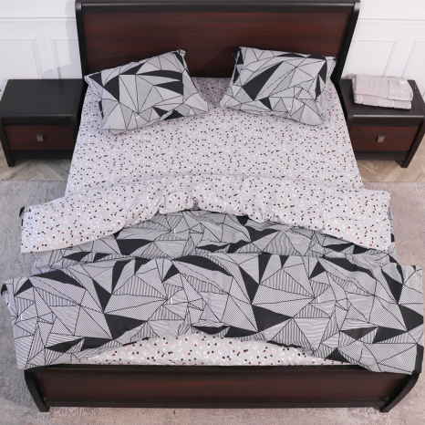 Сімейний набір постільної білизни із Бязі "Gold" №155091AB Черешенька™