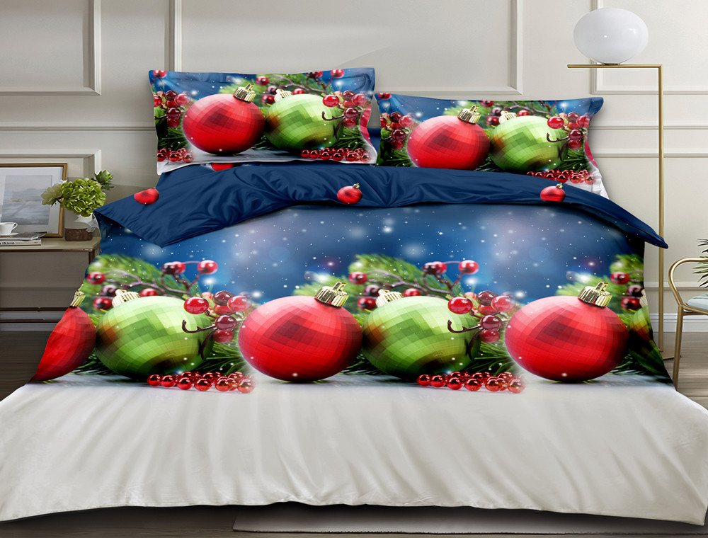 Полуторный набор постельного белья 150*220 из Ранфорса №18847AB Черешенка™