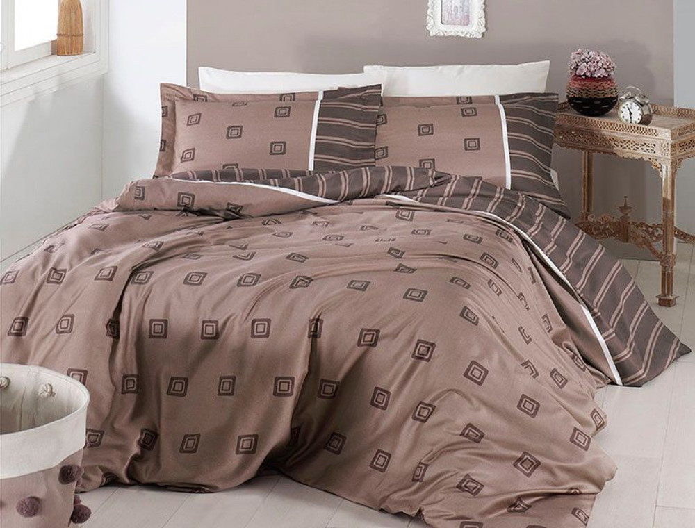 Двоспальний набір постільної білизни 180*220 із Бязі "Gold" №154827AB Черешенка™