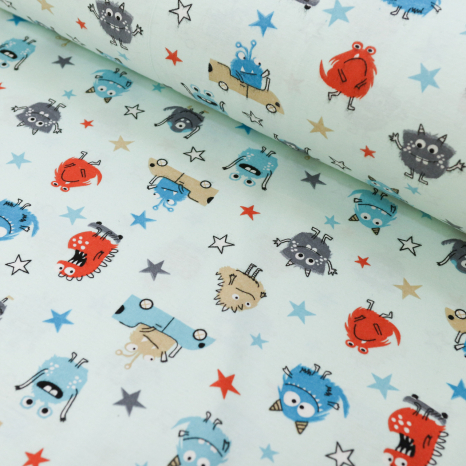Тканина для постільної білизни Фланель (байка) дитяча FLB1007