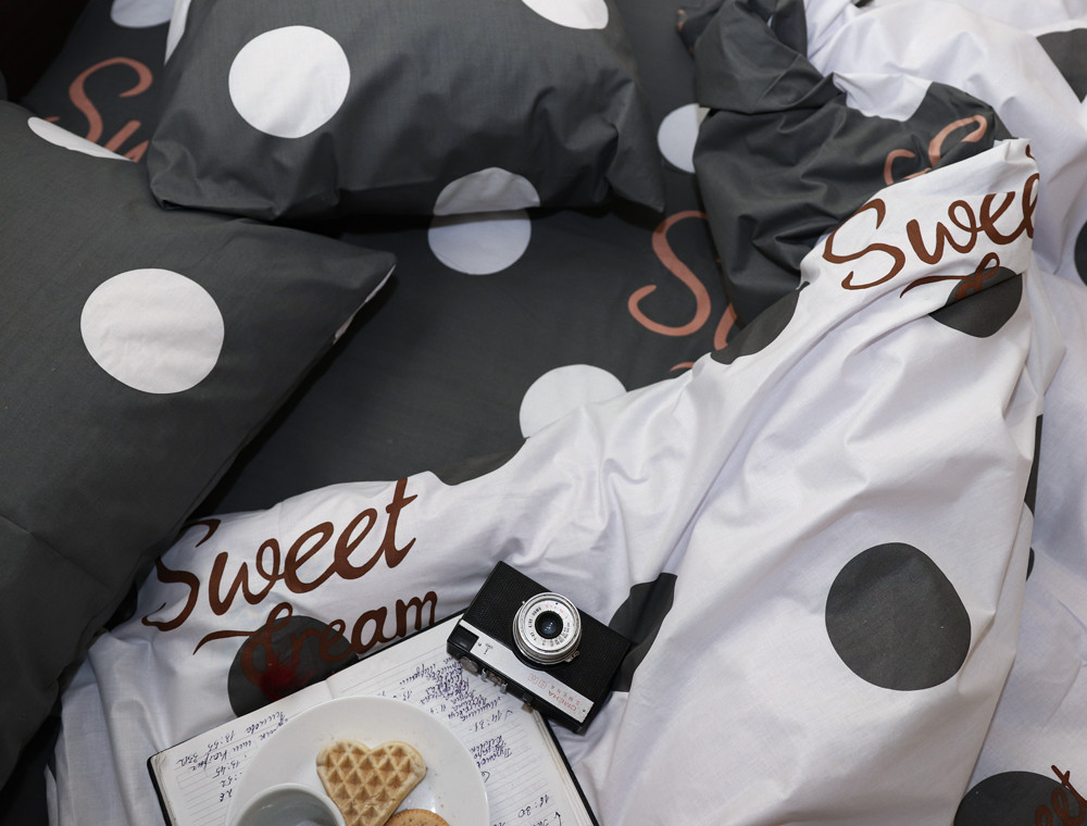 Полуторный набор постельного белья 150*220 из Бязи "Gold" №157480AB Черешенка™