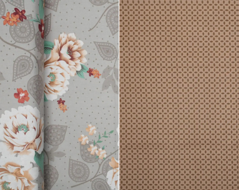 Ткань для постельного белья Бязь "Gold" Lux GL4859 (A+B) - (50м+50м)