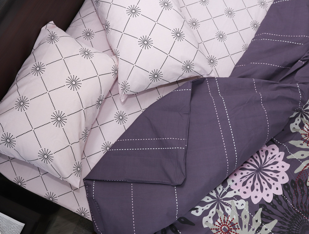 Полуторный набор постельного белья 150*220 из Бязи "Gold" №15523AB Черешенка™