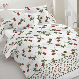 Ткань для постельного белья Бязь "Gold" Lux "Розочки"GL106