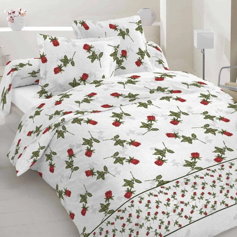 Ткань для постельного белья Бязь "Gold" Lux "Розочки"GL106