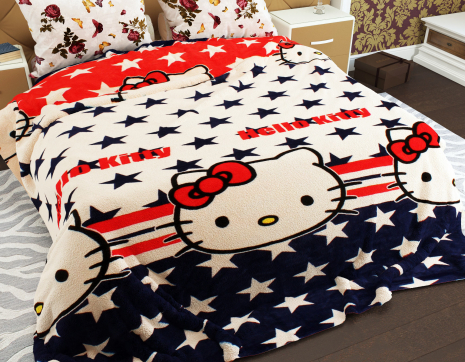 Полуторний флісовий плед №33427