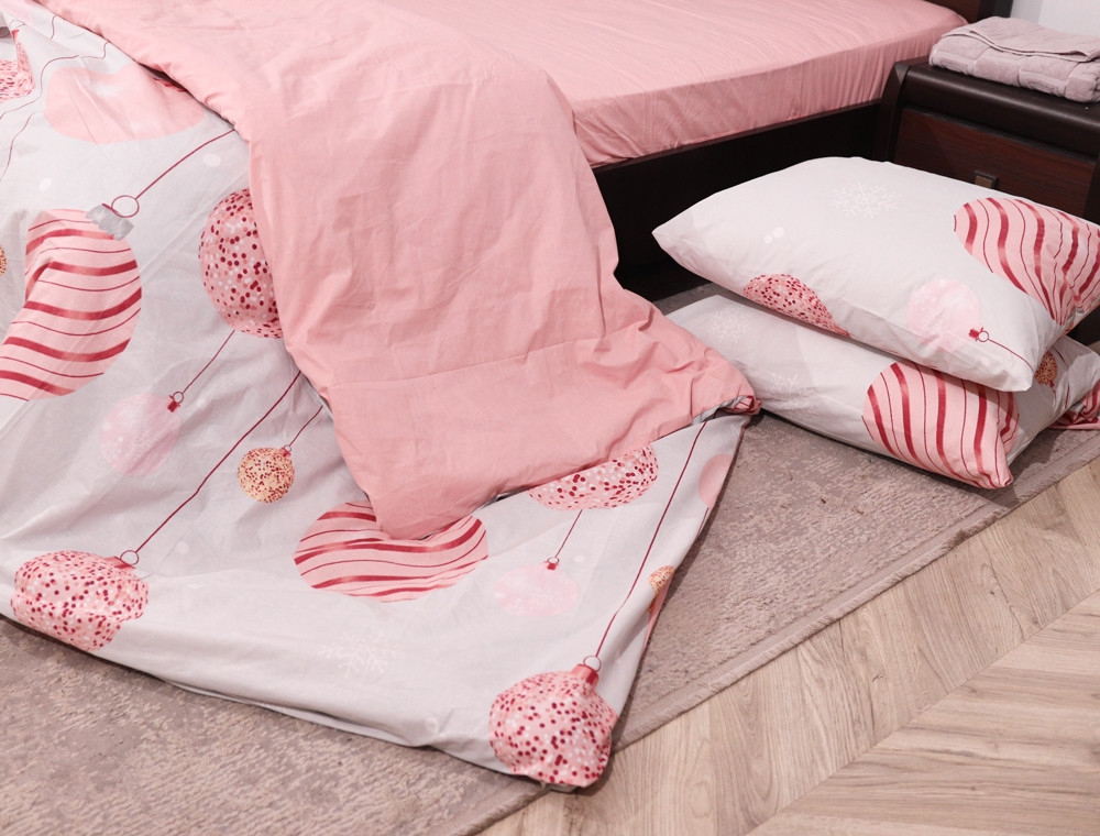 Евро макси набор постельного белья 200*220 из Бязи "Gold" №151132АВ Черешенка™