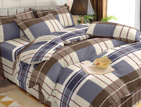 Двоспальний набір постільної білизни 180*220 із полікотону №20173 Черешенька™