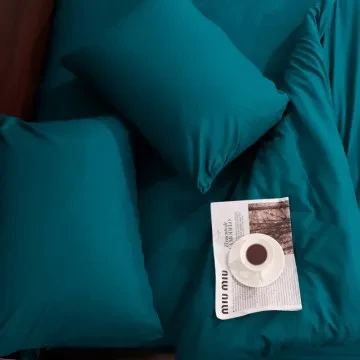 Євро набір постільної білизни 200*220 із мікрофібри №200009 Черешенка™
