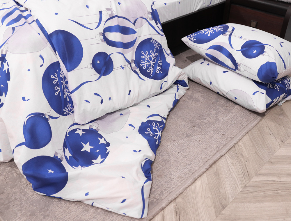 Двоспальний набір постільної білизни 180*220 із Бязі "Gold" №151813 Черешенька™