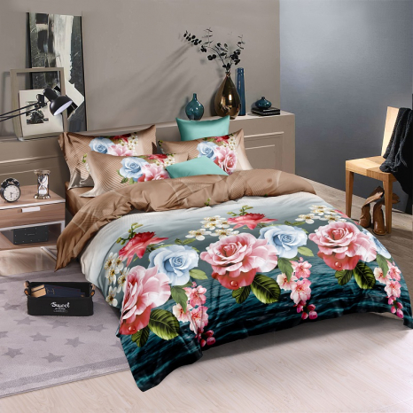 Тканина для постільної білизни Полісатин 135 SP135-XHYR-3348 (60м)