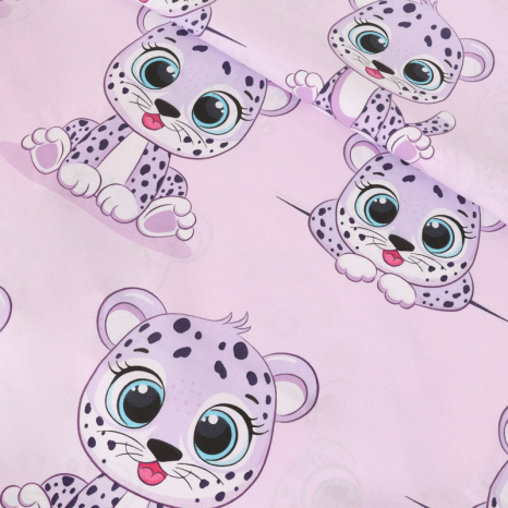 Ткань для постельного белья Бязь "Gold" Lux детская GLB8126purple