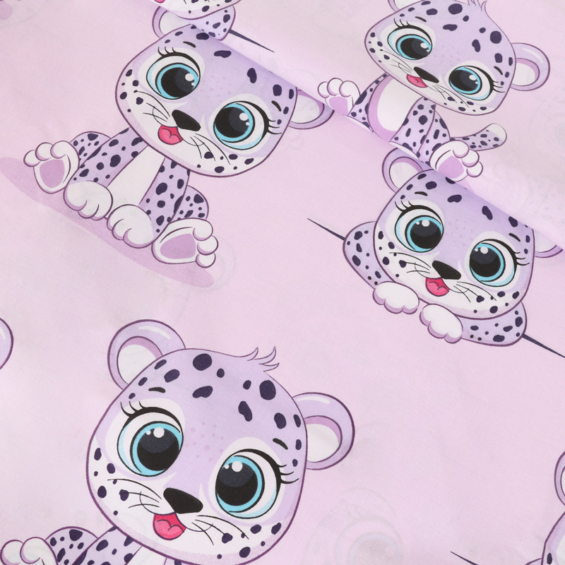 Ткань для постельного белья Бязь "Gold" Lux детская GLB8126purple