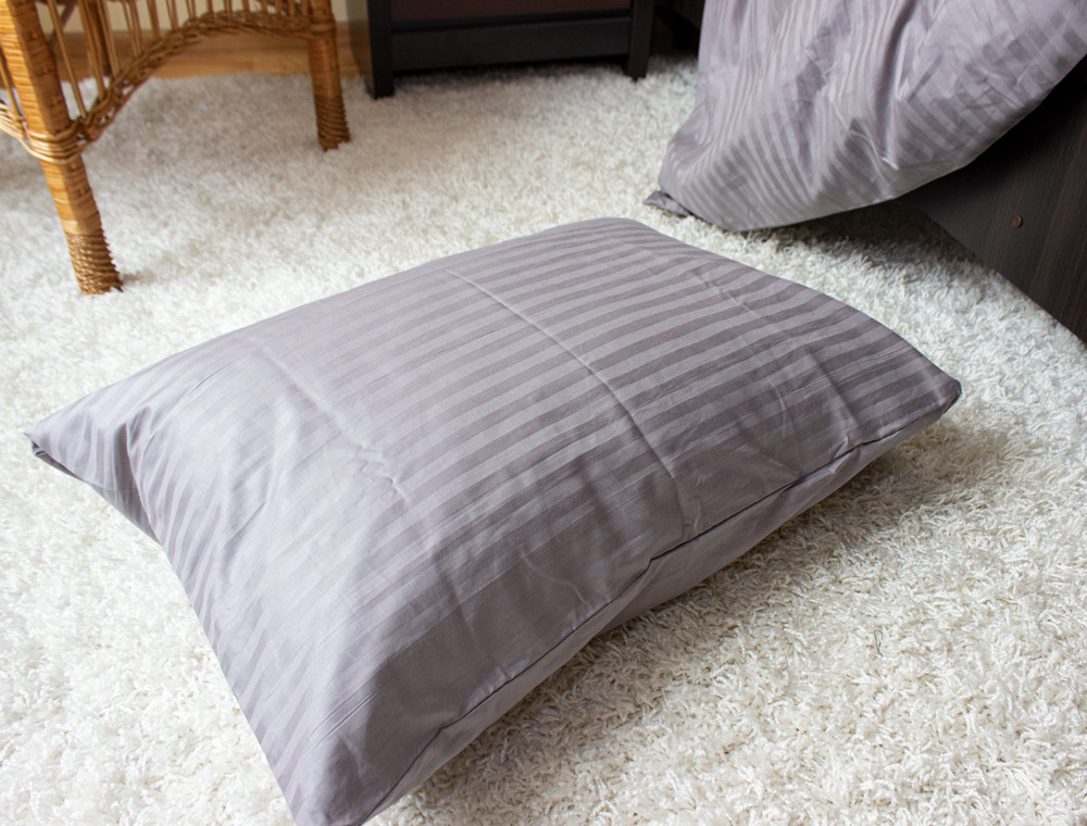 Євро-максі набір постільної білизни 200*220 зі Страйп Сатину №544210 KRISPOL™