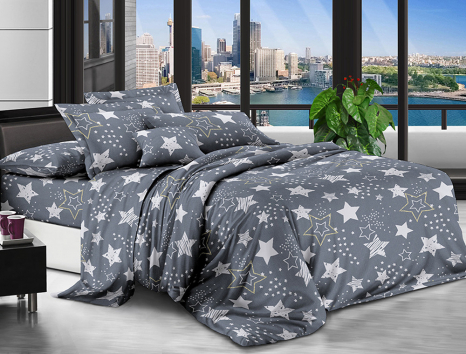 Двоспальний набір постільної білизни 180*220 із полікотону №201998 Черешенька™