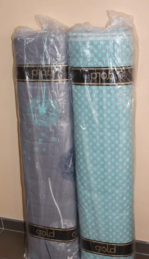 Ткань для постельного белья Бязь "Gold" Lux "Одуванчики-бабочки" GL1031 (A+B) - (50м+50м)