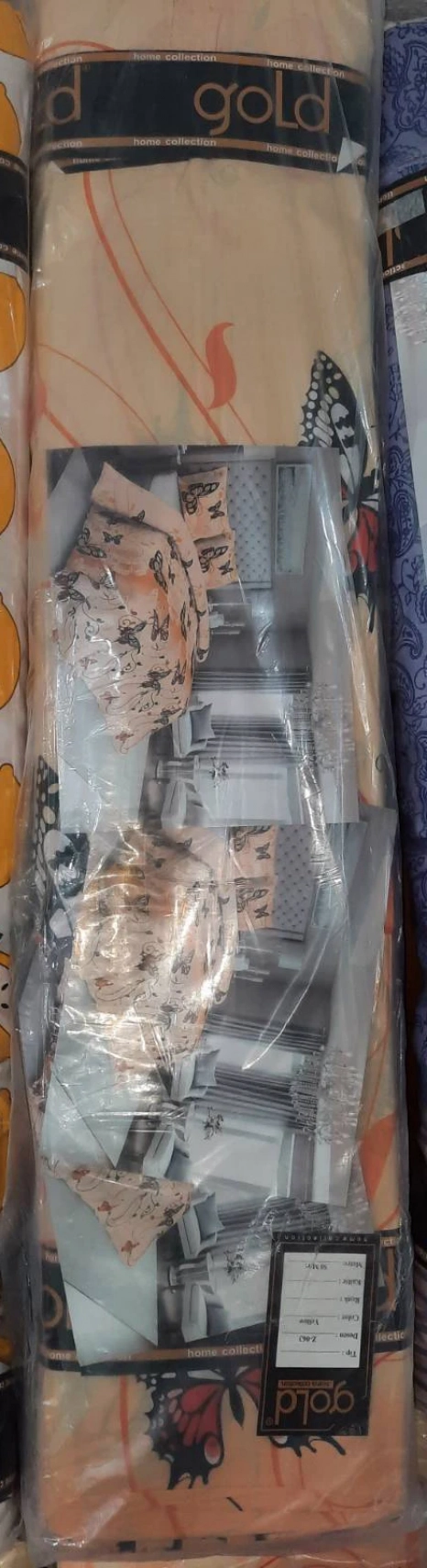 Тканина для постільної білизни Бязь "Gold" Lux GL2004orange