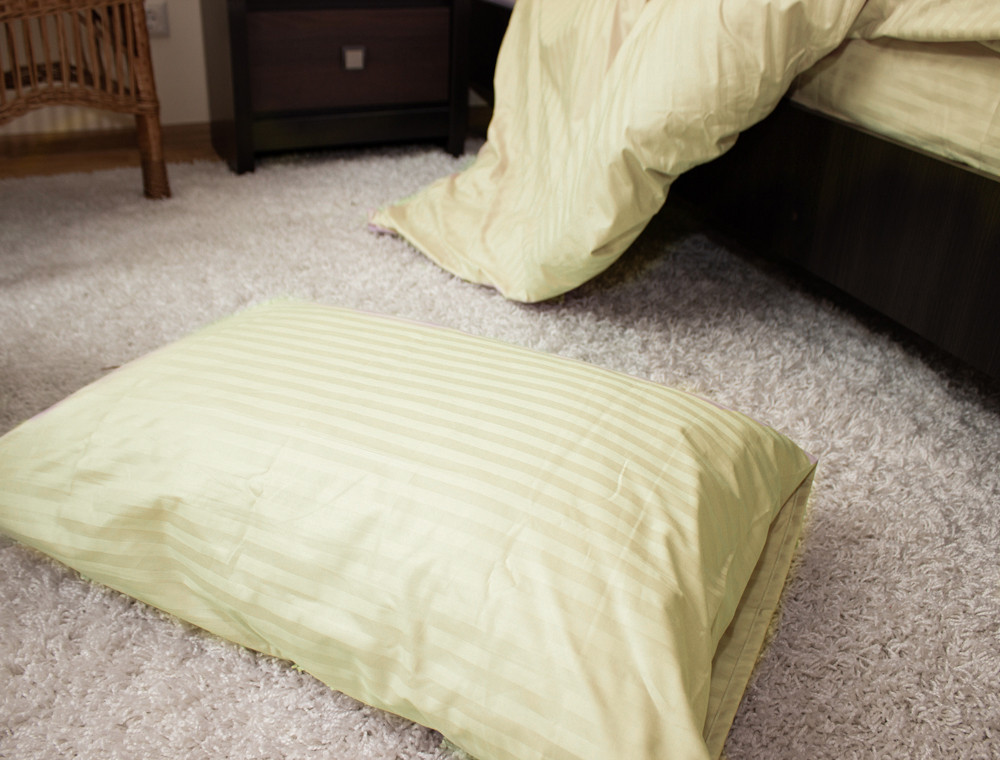 Євро-максі набір постільної білизни 200*220 зі Страйп Сатину №5405077 KRISPOL™