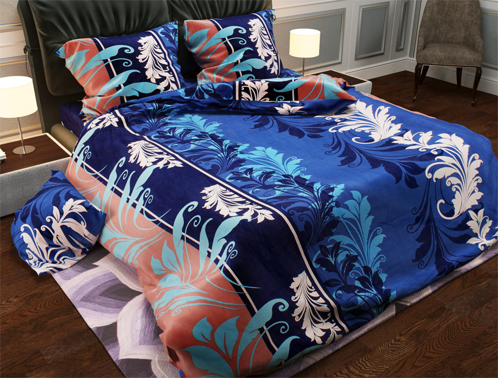 Полуторний набір постільної білизни 150*220 із Бязі "Gold" №1530677 Черешенка™