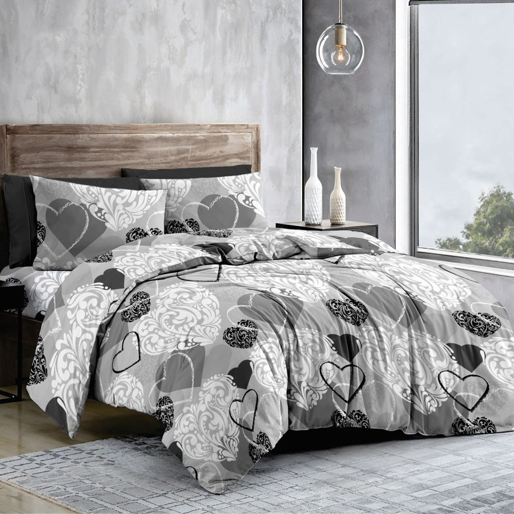 Ткань для постельного белья Бязь "Gold" Lux GL11470grey