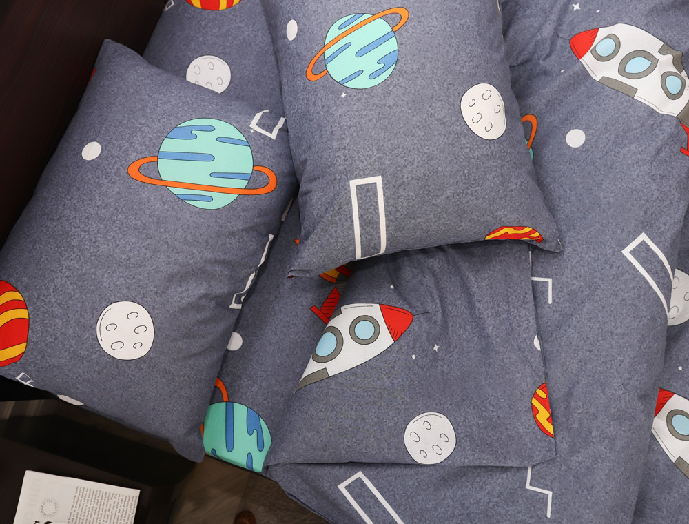 Полуторный набор постельного белья 150*220 из Бязи "Gold" №16416 Черешенка™