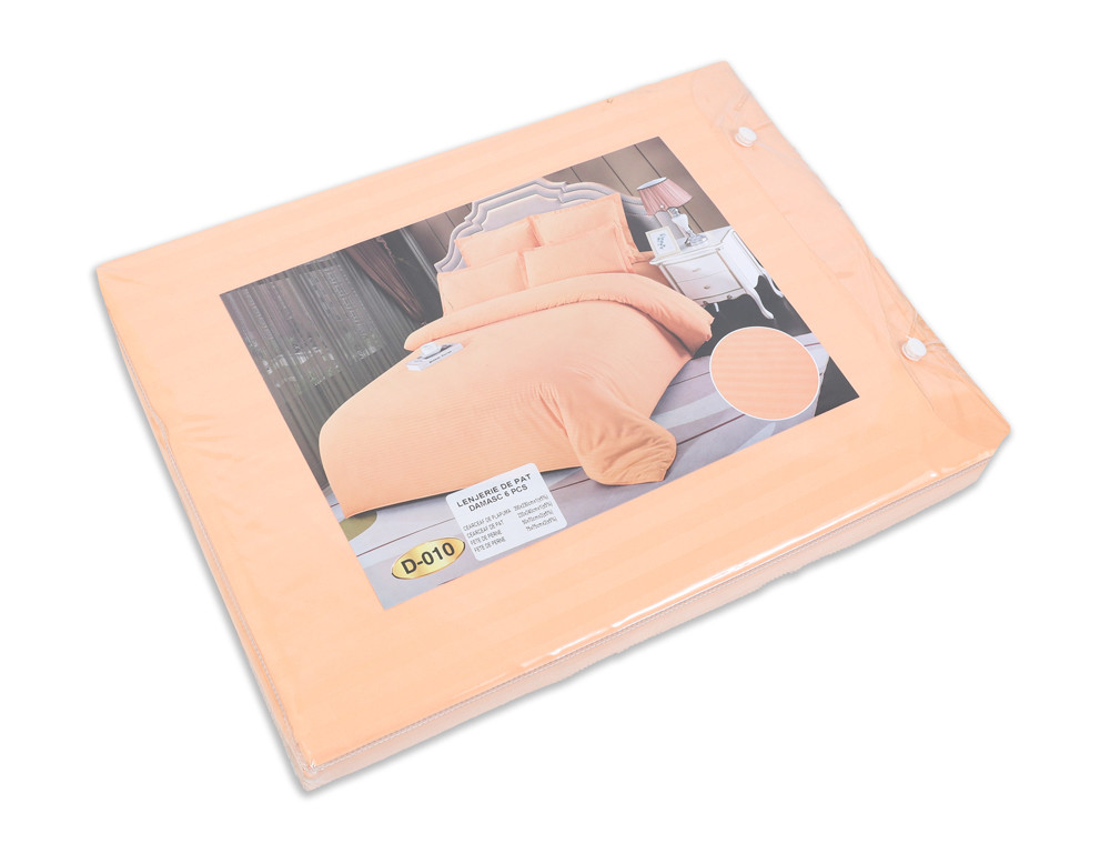 Евро макси набор постельного белья 200*230 из Страйп Сатина D-010