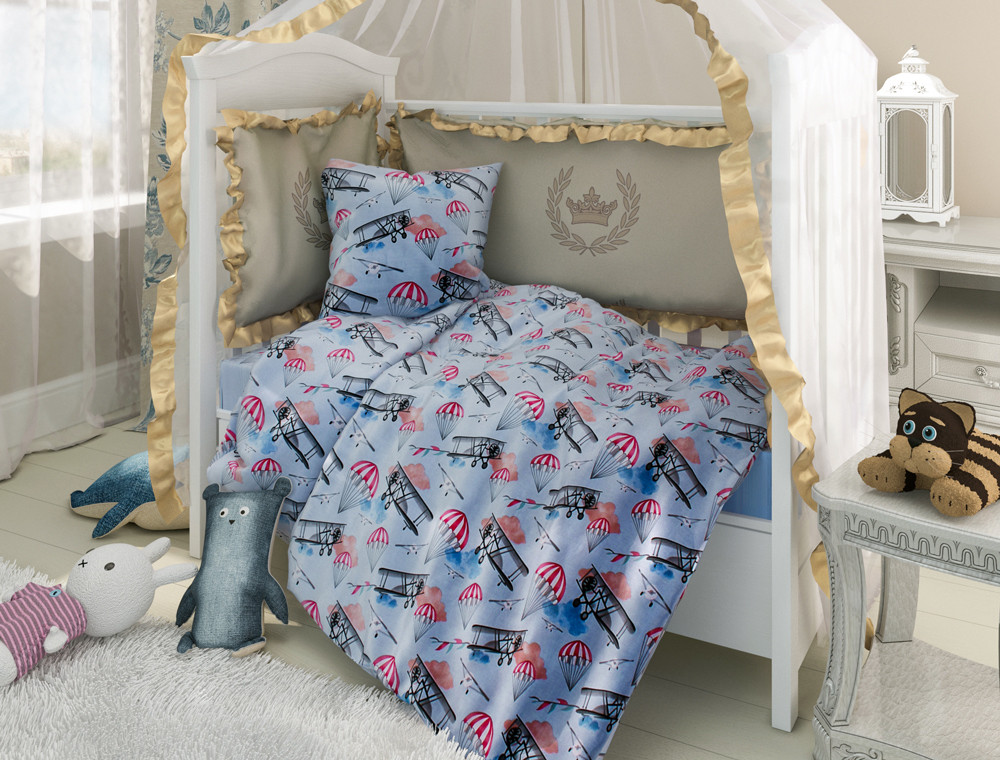 Тканина для постільної білизни Бязь "Gold" Lux дитяча GLB16278