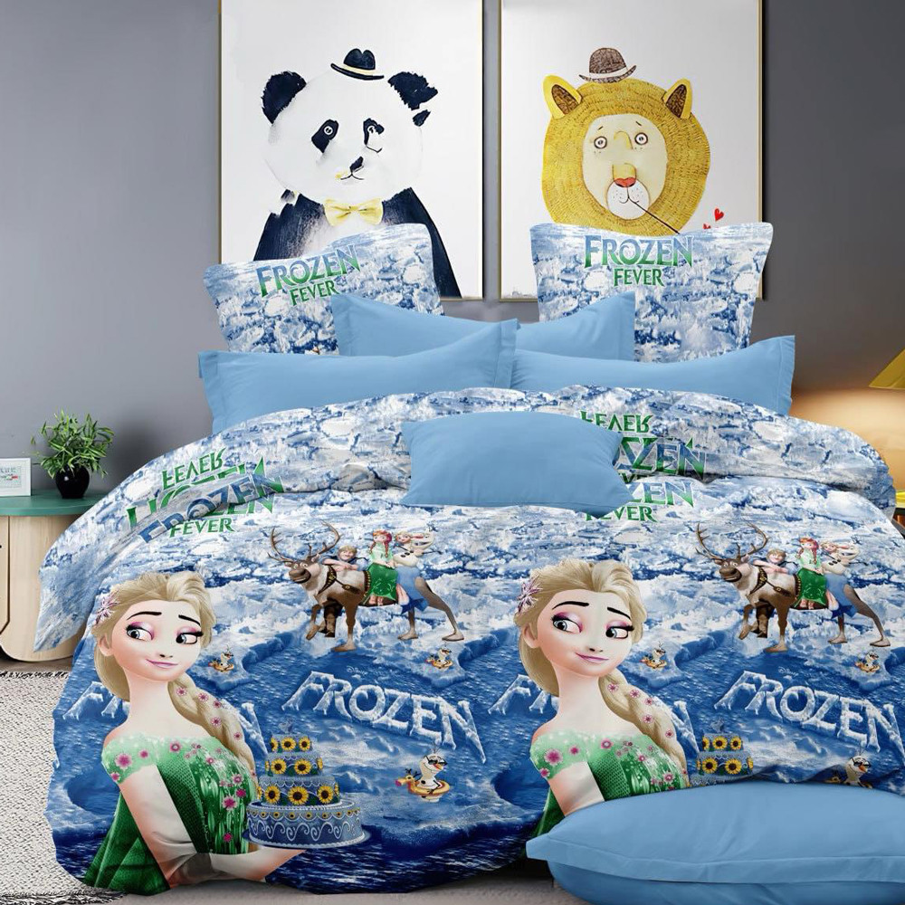 Тканина для постільної білизни Бязь "Gold" Lux дитяча GLB1748blue