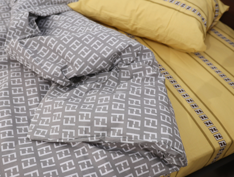 Двоспальний набір постільної білизни 180*220 із Бязі "Gold" №151906AB Черешенка™