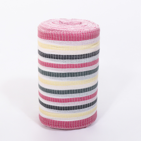 Тканина для рушників на малиновій основі (50м)