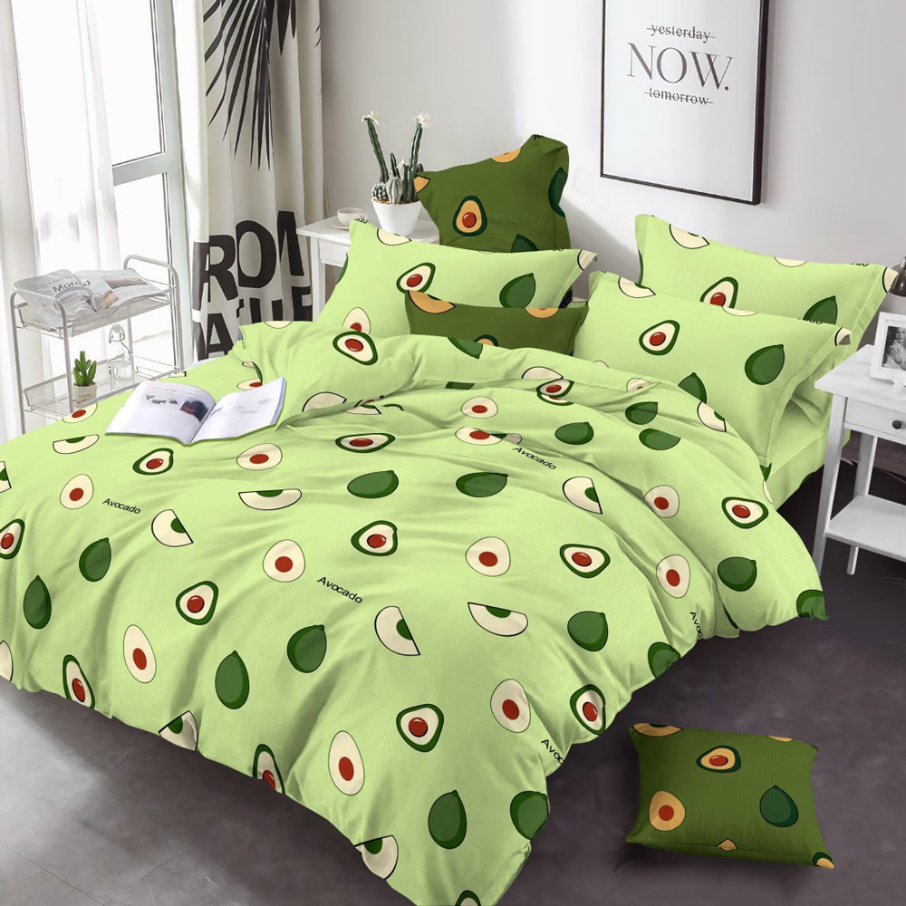 Тканина для постільної білизни Бязь "Gold" Lux GL36010light-green