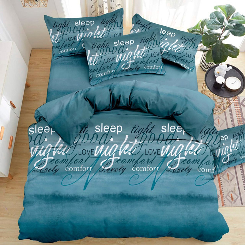 Євро-максі набір постільної білизни 200*220 із Бязі "Gold" №156002AB Черешенка™